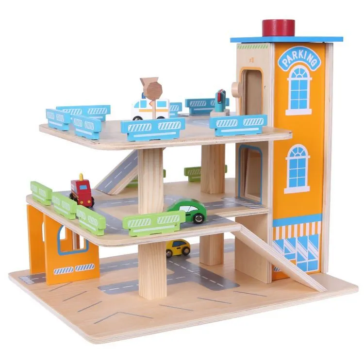 Játék garázs, ECOTOYS 1085, 43 x 36 x 40 cm – 11. kép