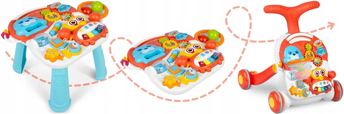 Járássegítő játék, Ricokids RK-810, fehér-piros – 5. kép Járássegítő játék, Ricokids RK-810, fehér-piros – 5. kép