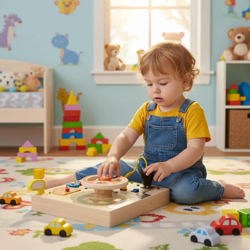 Oktatójáték, ECOTOYS HM328236, autós műszerfal – 2. kép Oktatójáték, ECOTOYS HM328236, autós műszerfal – 2. kép