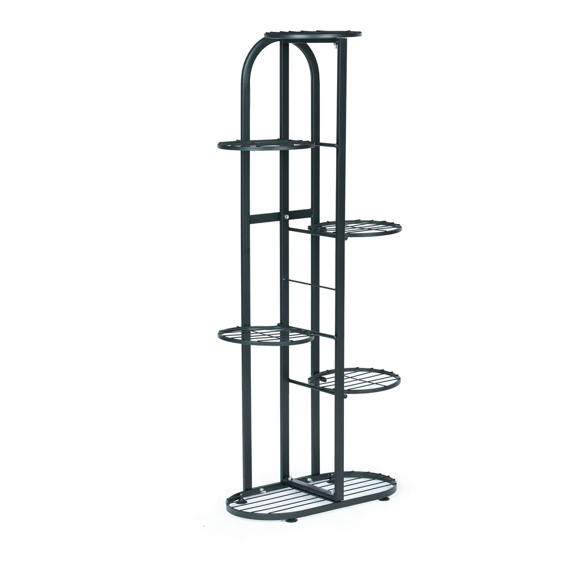 Virágtartó állvány, ModernHome PJJPS0014, fekete – 4. kép