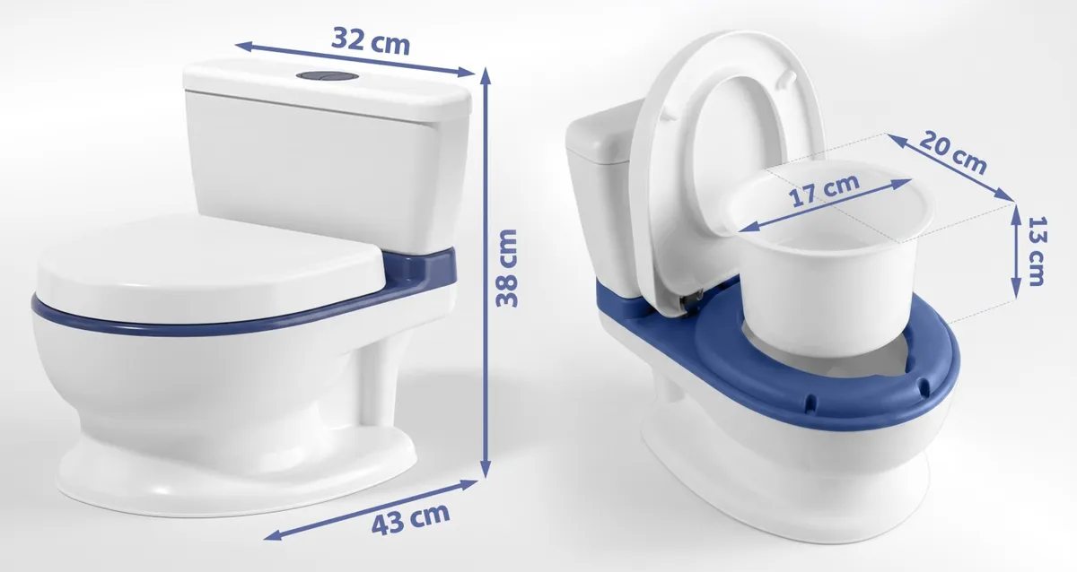 Gyerek bili, Ricokids RK-290, fehér/kék – 14. kép Gyerek bili, Ricokids RK-290, fehér/kék – 14. kép