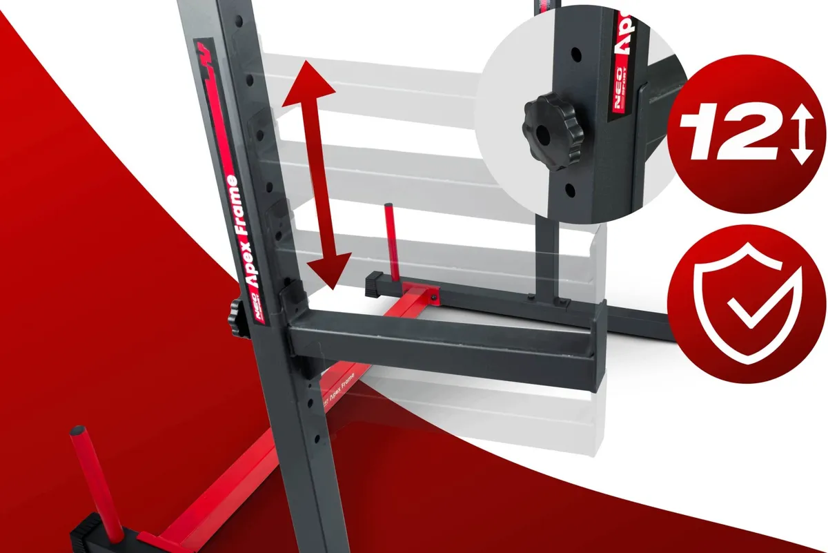 Edzőtorony, állítható magasságú, Neo-Sport Apex Frame 130400 – 9. kép Edzőtorony, állítható magasságú, Neo-Sport Apex Frame 130400 – 9. kép