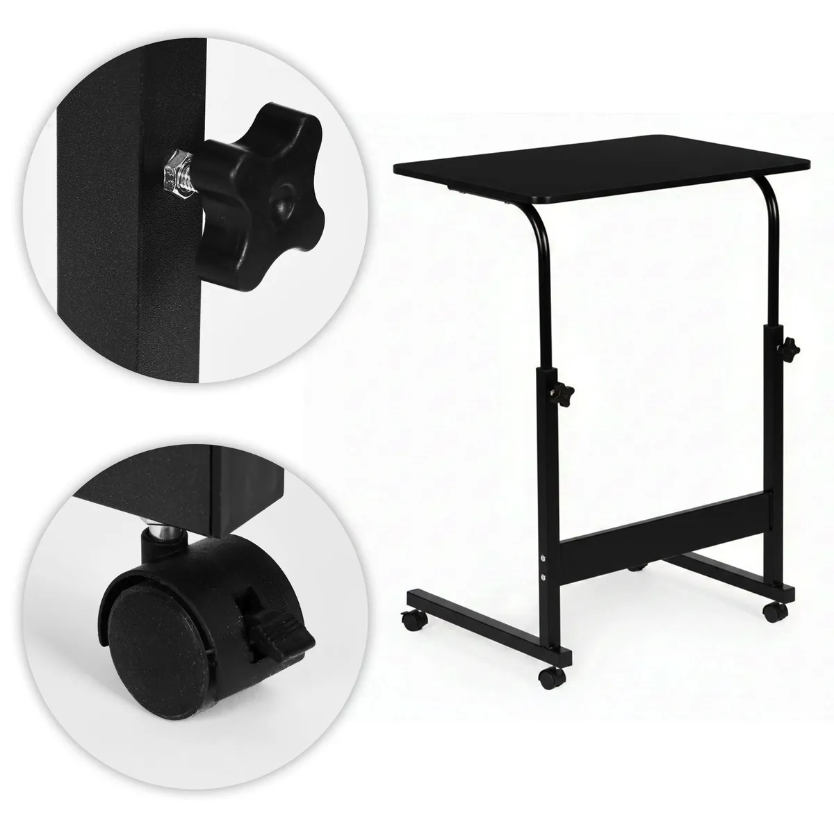 Laptopasztal, ModernHome TH-LD-1, fekete – 4. kép Laptopasztal, ModernHome TH-LD-1, fekete – 4. kép