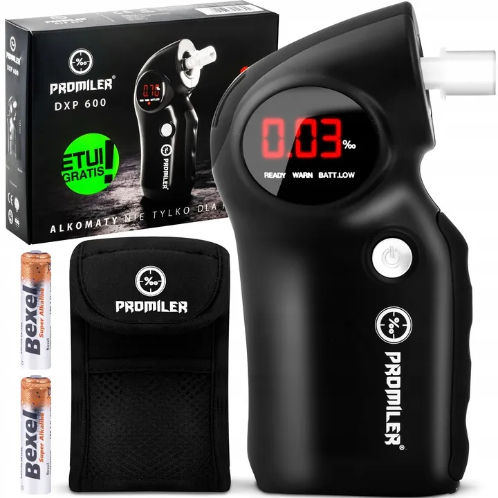 Alkoholteszter, szonda, Promiler DXP-600 – 5. kép