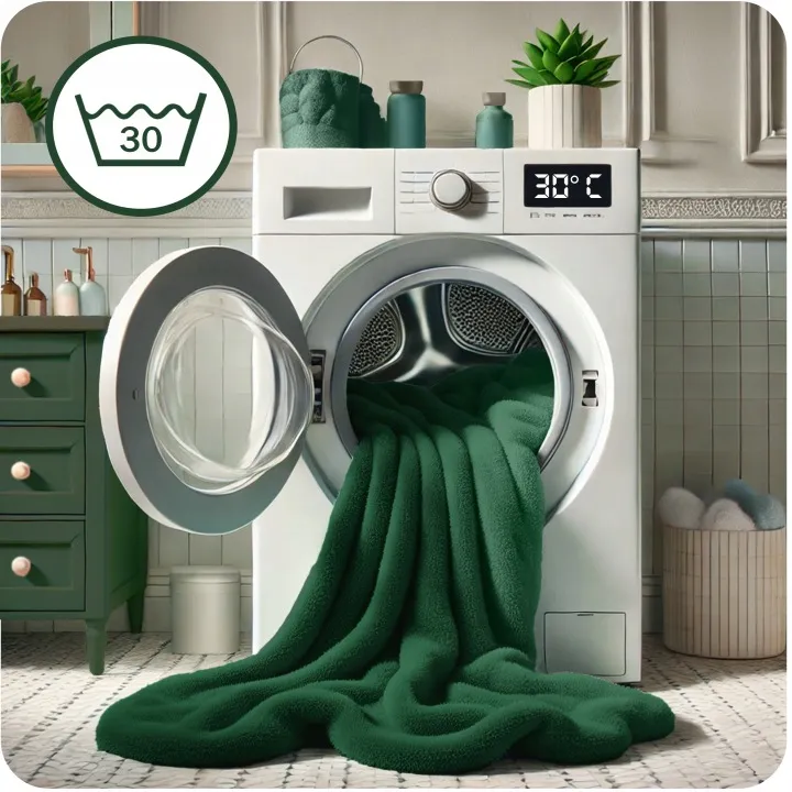Elektromos melegítő takaró, Berdsen BD-960, sötétzöld – 10. kép