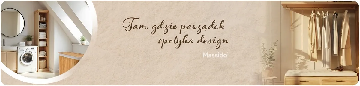 Szennyeskosár, Massido, fehér – 1. kép Szennyeskosár, Massido, fehér – 1. kép