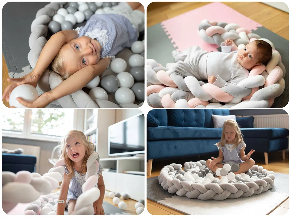 Rácsvédő kiságyba, Ricokids, zöld/szürke – 3. kép Rácsvédő kiságyba, Ricokids, zöld/szürke – 3. kép