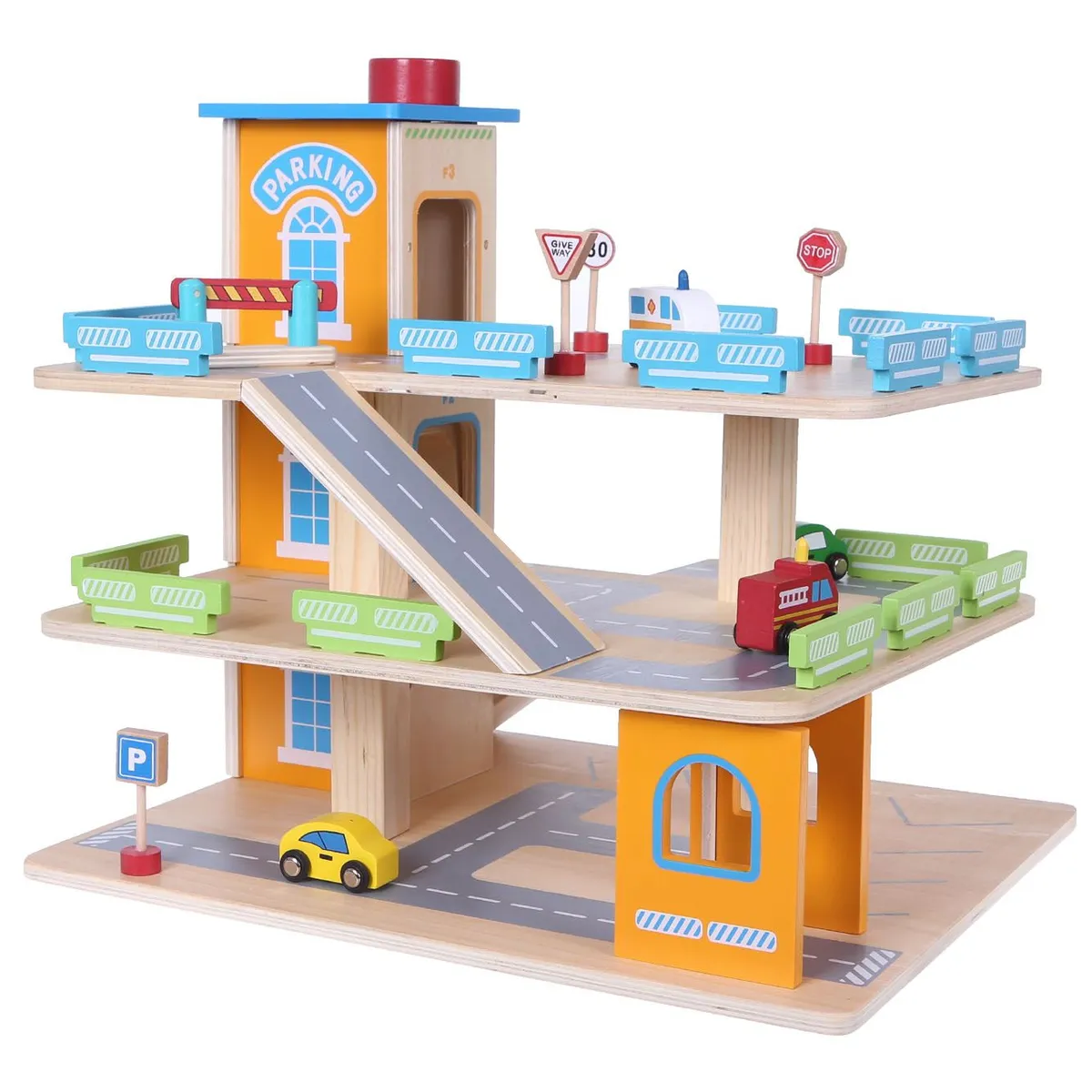 Játék garázs, ECOTOYS 1085, 43 x 36 x 40 cm – 1. kép
