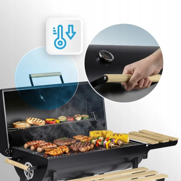 Faszenes grill, Berdsen BD-895, fekete – 5. kép