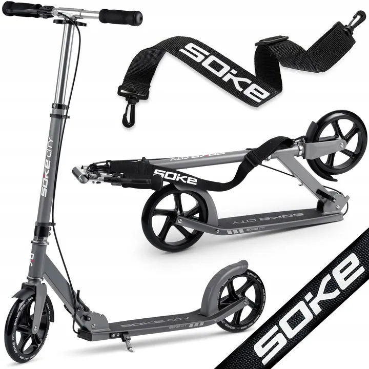 Klasszikus roller, SOKE City, szürke – 2. kép Klasszikus roller, SOKE City, szürke – 2. kép