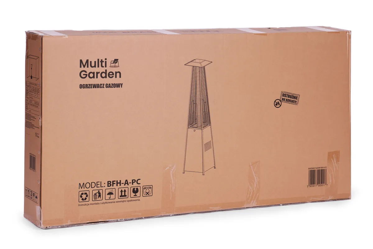 Gázos teraszfűtő, MultiGarden BFH-A-PC, 13 kW – 8. kép