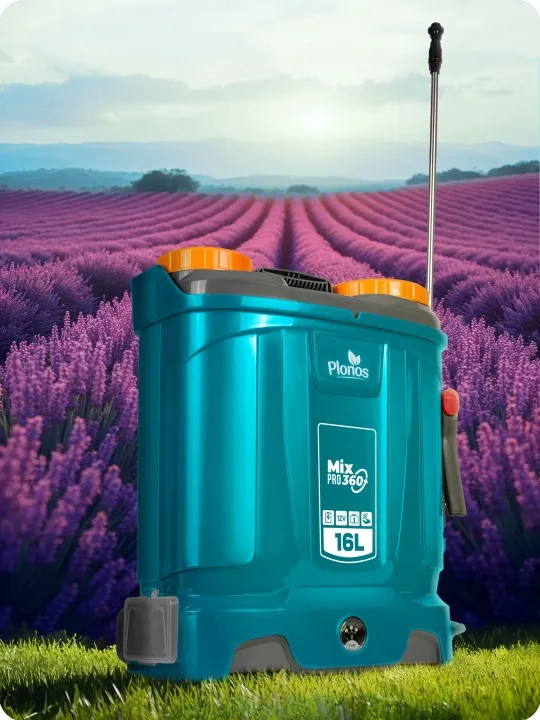 Akkumulátoros permetező, Plonos PL-604, kék – 2. kép
