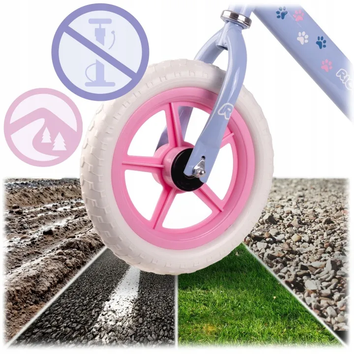 Kétkerekű futóbicikli, Ricokids RK-607, lila – 10. kép Kétkerekű futóbicikli, Ricokids RK-607, lila – 10. kép