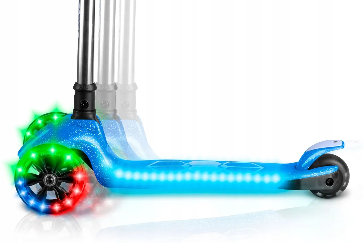 Háromkerekű roller, Ricokids Jelly, kék – 8. kép