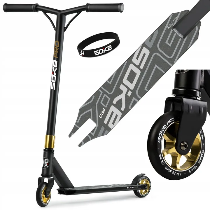 Kaszkadőr roller, SOKE PRO, arany – 2. kép Kaszkadőr roller, SOKE PRO, arany – 2. kép