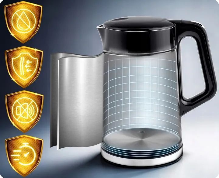 Vízforraló, Berdsen BD-713, 1700 ml – 6. kép Vízforraló, Berdsen BD-713, 1700 ml – 6. kép