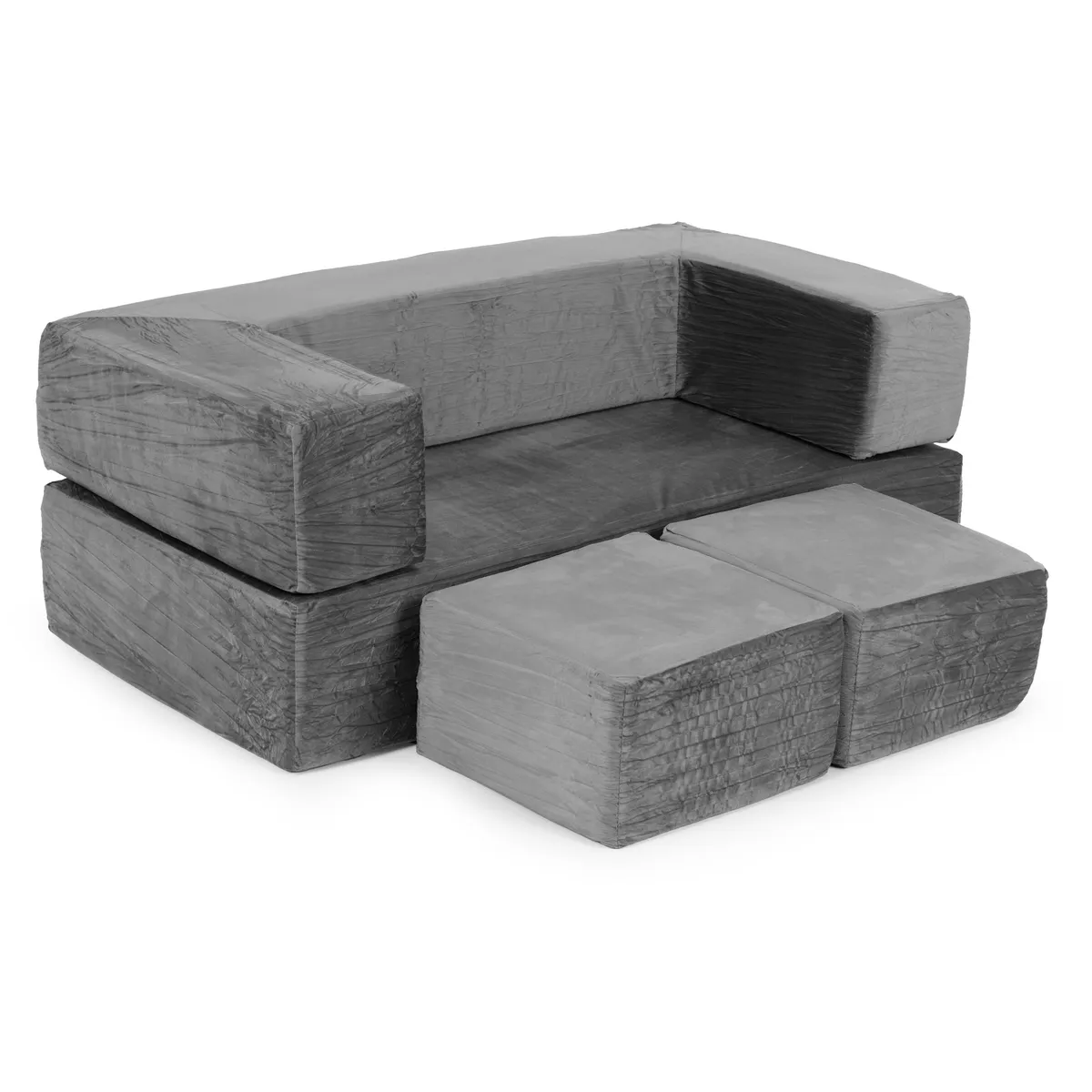 Gyerek moduláris fotel, ECOTOYS TMSRT-16-GY, szürke – 3. kép