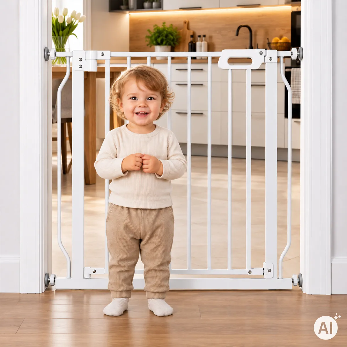 Biztonsági ajtórács, ECOTOYS SF-033-5, fehér – 2. kép Biztonsági ajtórács, ECOTOYS SF-033-5, fehér – 2. kép