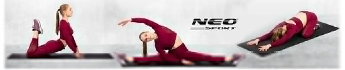 Fitnesz trambulin, Neo-Sport, fekete/kék – 1. kép