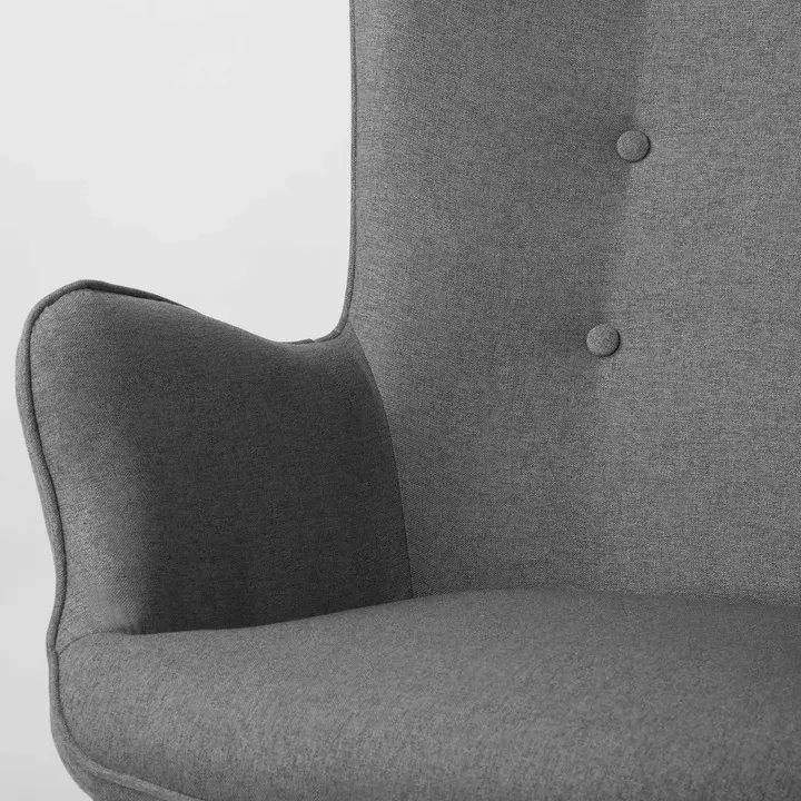 Lábtartós fotel, Sofotel Norse, szürke – 6. kép