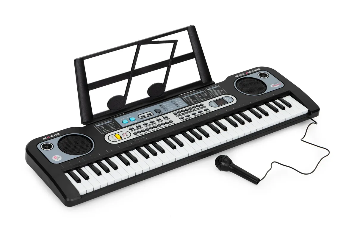 Gyerek szintetizátor, MUSIC PARADISE MQ-6119, 76 x 23 x 19 cm – 4. kép