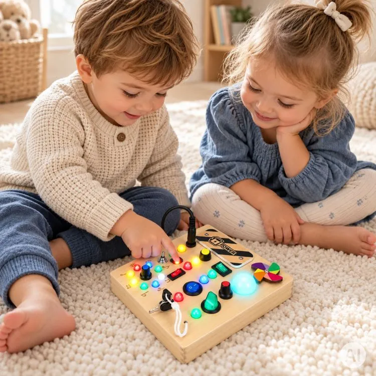 Oktatójáték, ECOTOYS MLD-8878, fa – 4. kép
