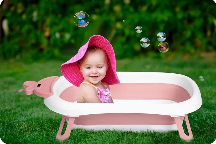 Utazó gyerekkád, Ricokids RK-282, fehér/rózsaszín – 12. kép Utazó gyerekkád, Ricokids RK-282, fehér/rózsaszín – 12. kép