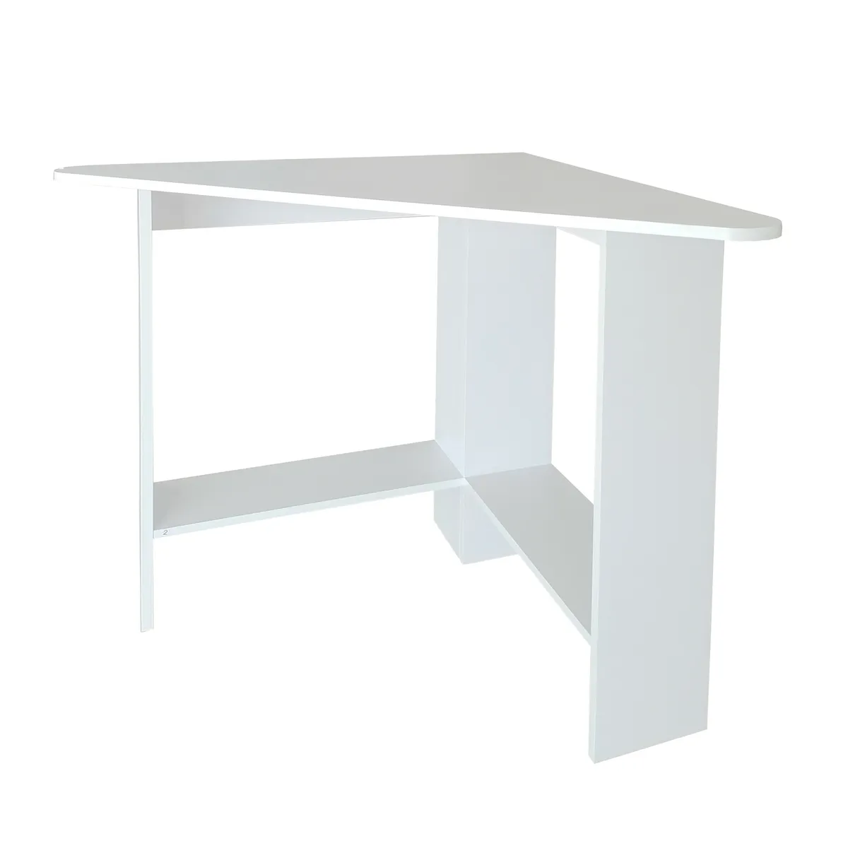 Sarok számítógépasztal, ModernHome WYJ-253, fehér – 2. kép Sarok számítógépasztal, ModernHome WYJ-253, fehér – 2. kép