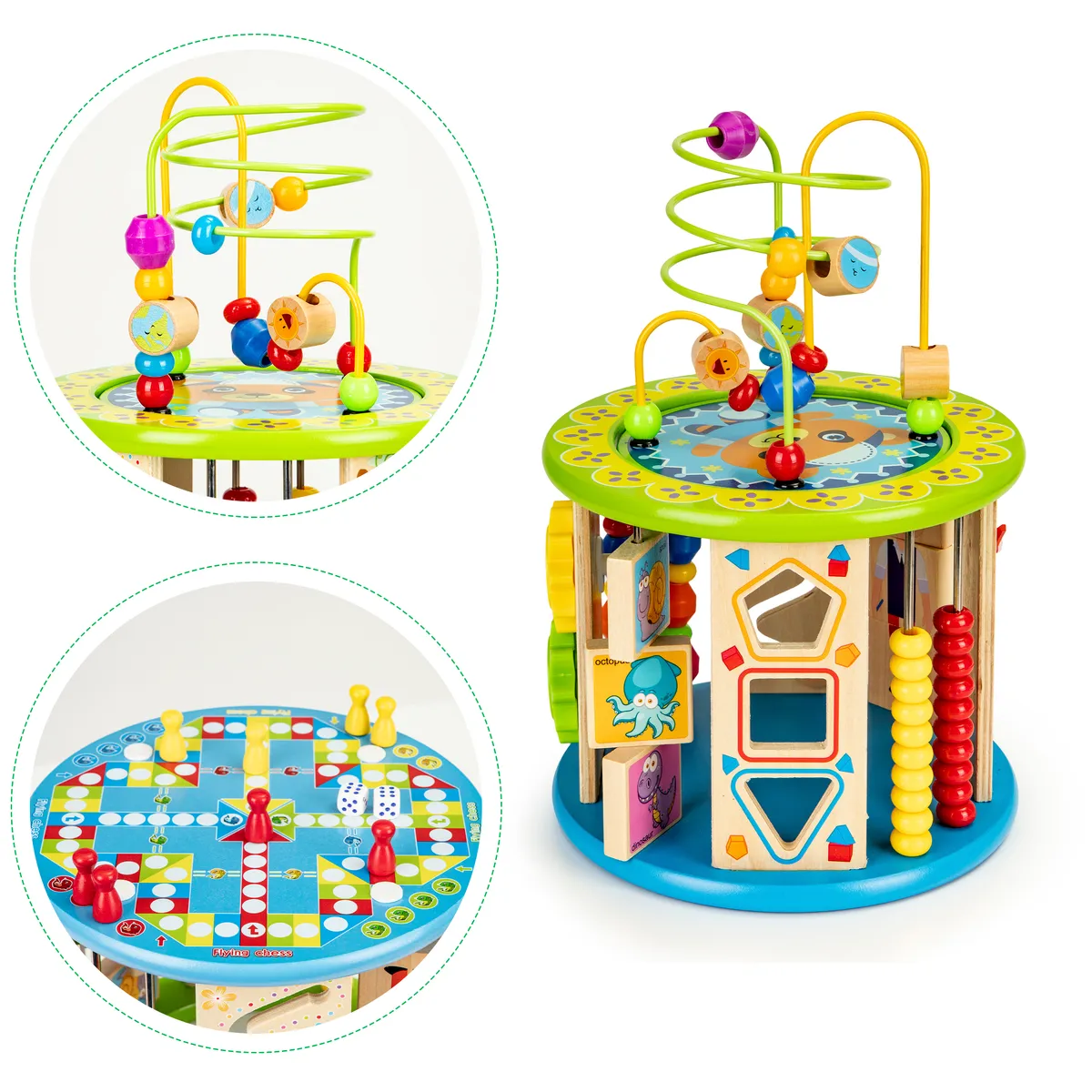 Oktatójáték, ECOTOYS HM179520, 21,5 x 21,5 x 17,5 cm – 3. kép Oktatójáték, ECOTOYS HM179520, 21,5 x 21,5 x 17,5 cm – 3. kép