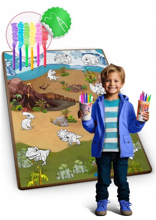 Játszószőnyeg, Ricokids RK-343, dinoszaurusz minták – 2. kép Játszószőnyeg, Ricokids RK-343, dinoszaurusz minták – 2. kép