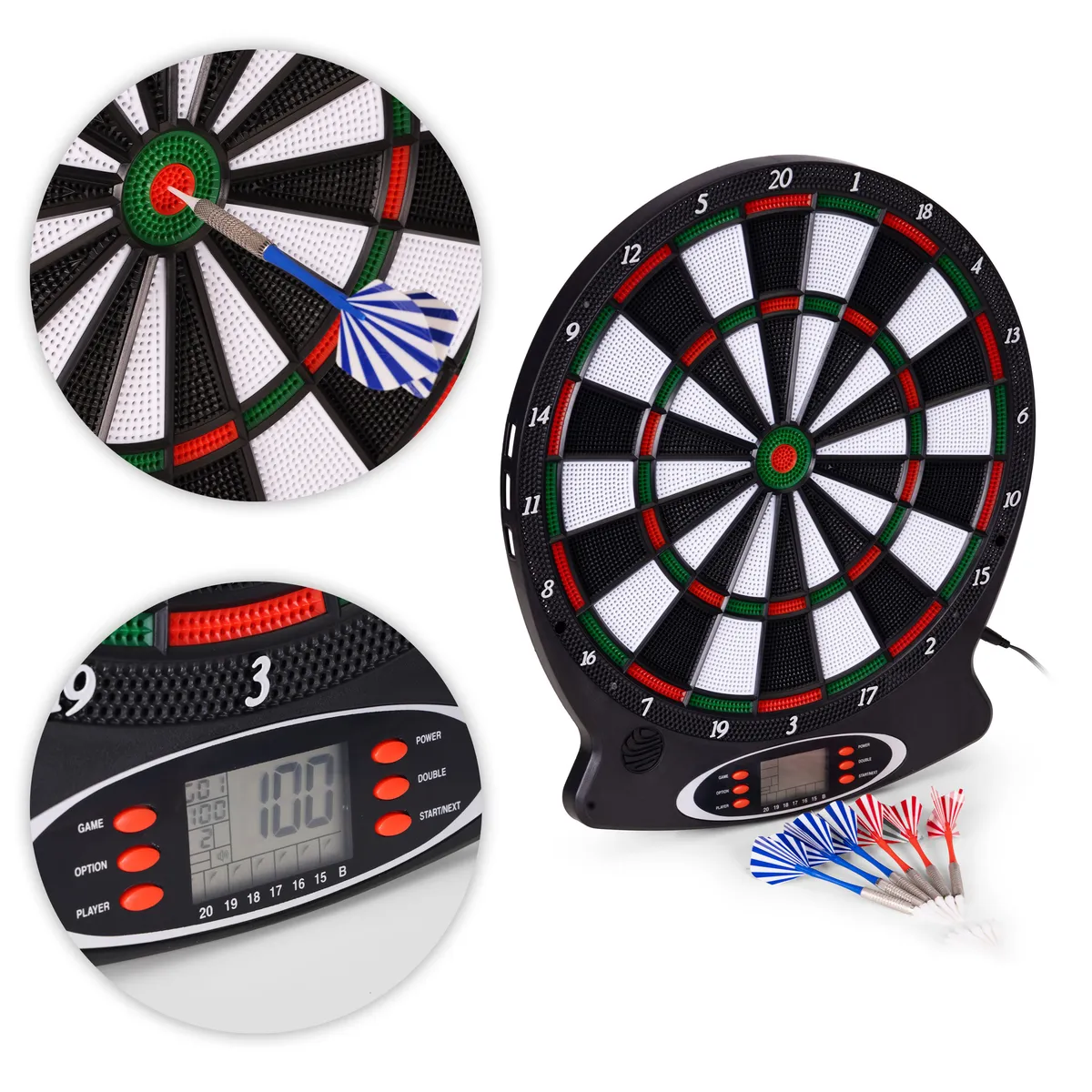 Elektronikus dartstábla, Multistore AP-100A, átmérő: 38 cm – 3. kép