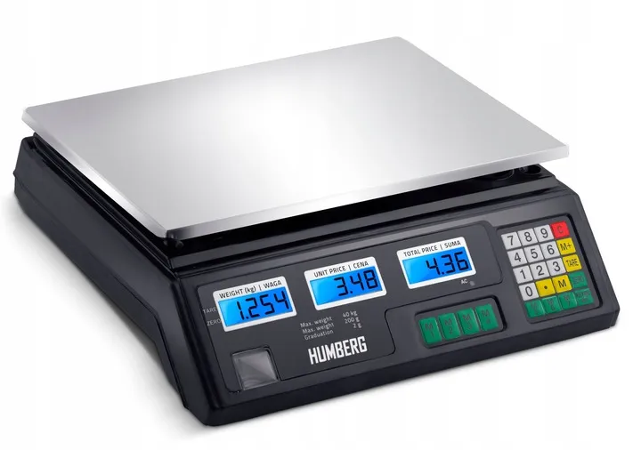 Elektronikus bolti mérleg, Humberg MH-190, fekete – 7. kép Elektronikus bolti mérleg, Humberg MH-190, fekete – 7. kép