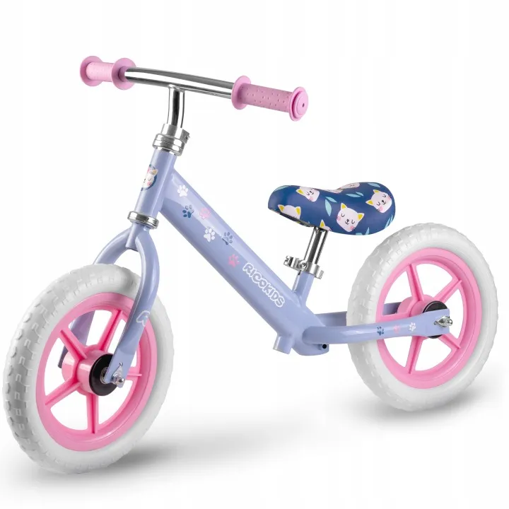 Kétkerekű futóbicikli, Ricokids RK-607, lila – 4. kép Kétkerekű futóbicikli, Ricokids RK-607, lila – 4. kép