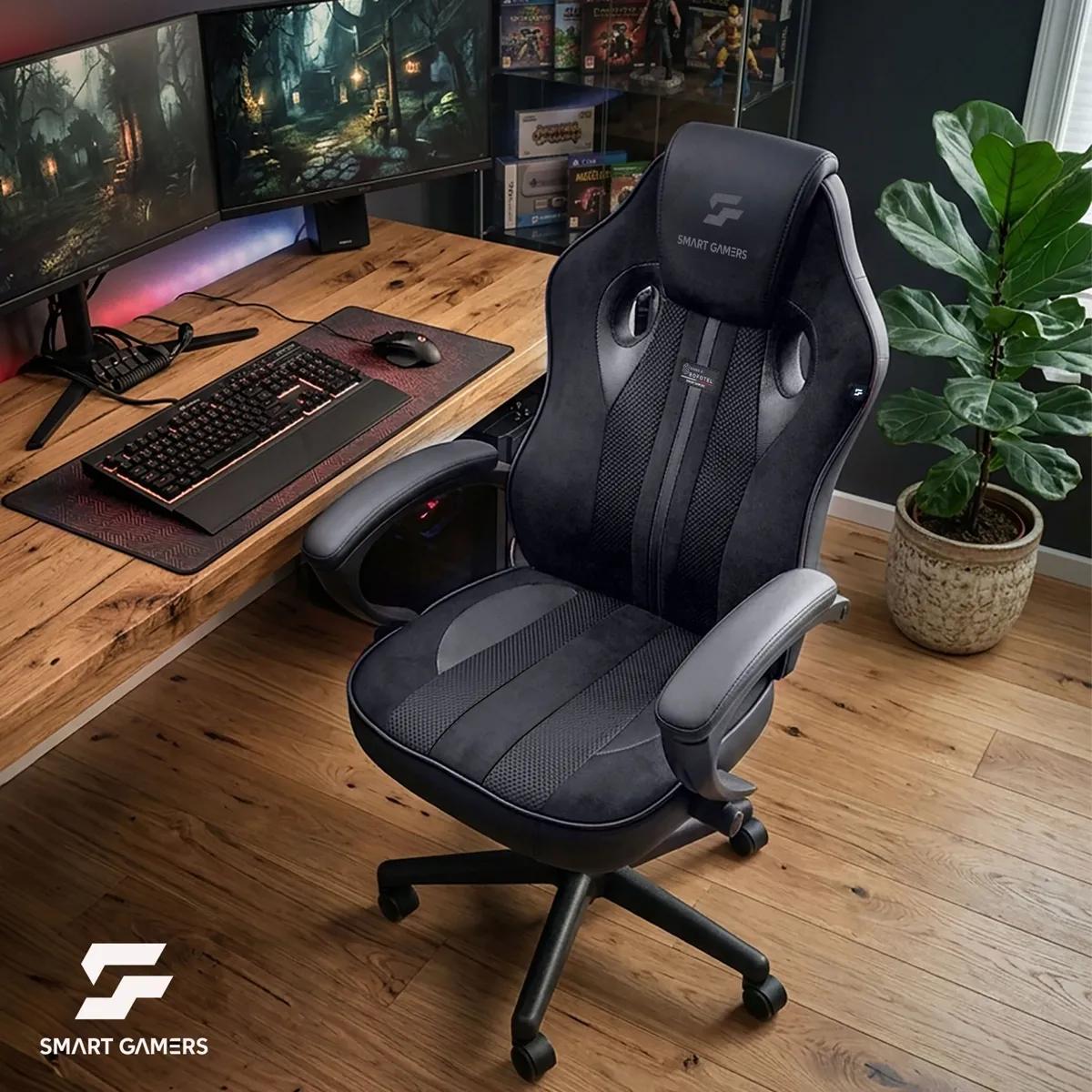 Gamer szék, Sofotel Master, fekete – 13. kép Master gamer szék használat közben