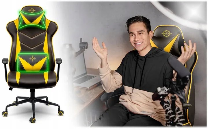 Gamer szék, Sofotel Blitzcrank, fekete – 5. kép