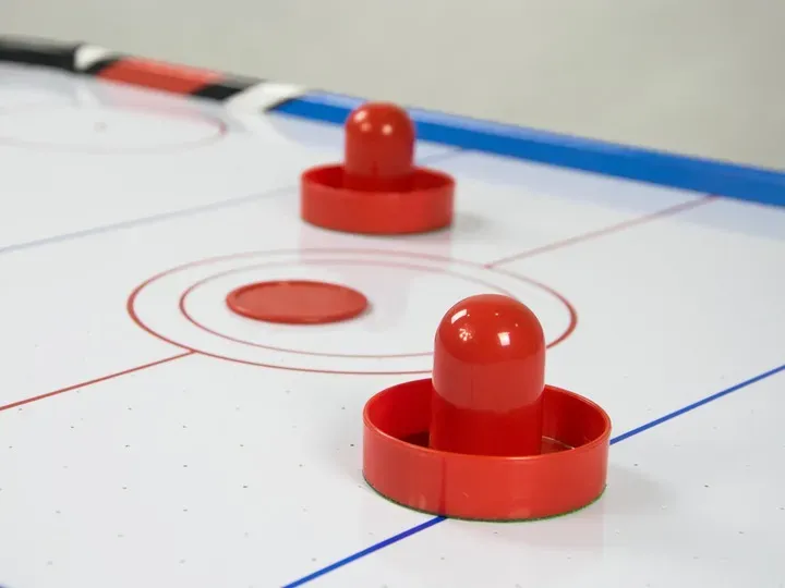 Léghoki asztal, Neo-Sport NS-427 Air Hockey, fehér – 7. kép