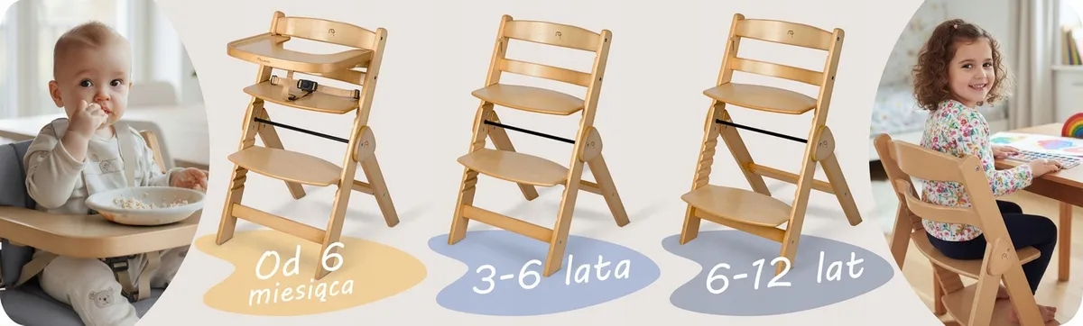 Etetőszék, Nukido Timo, fa – 3. kép