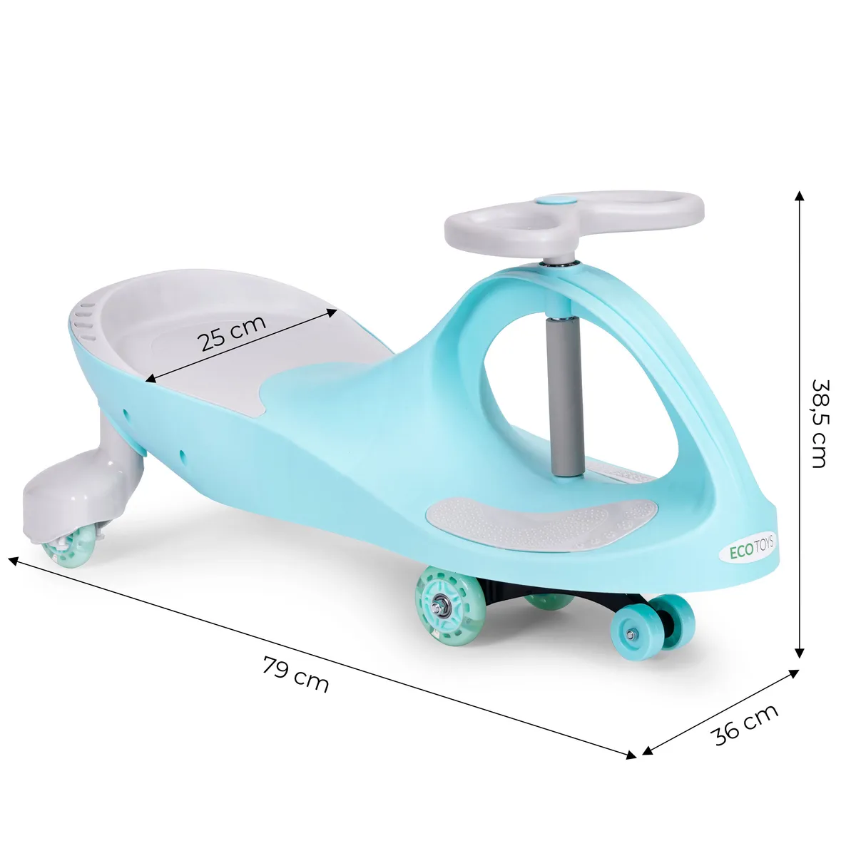 Wiggle autó, ECOTOYS YM-SW-1, kék – 5. kép Wiggle autó, ECOTOYS YM-SW-1, kék – 5. kép