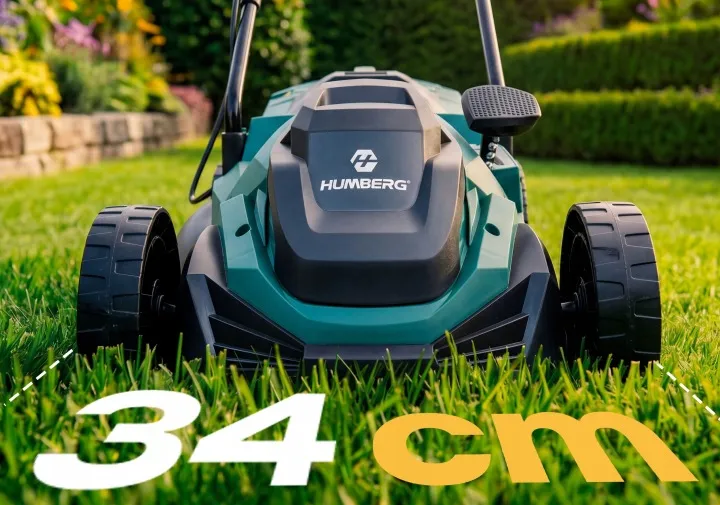 Elektromos fűnyíró, Humberg HM-612, zöld/fekete – 15. kép