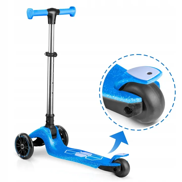 Háromkerekű roller, Ricokids Jelly, kék – 6. kép