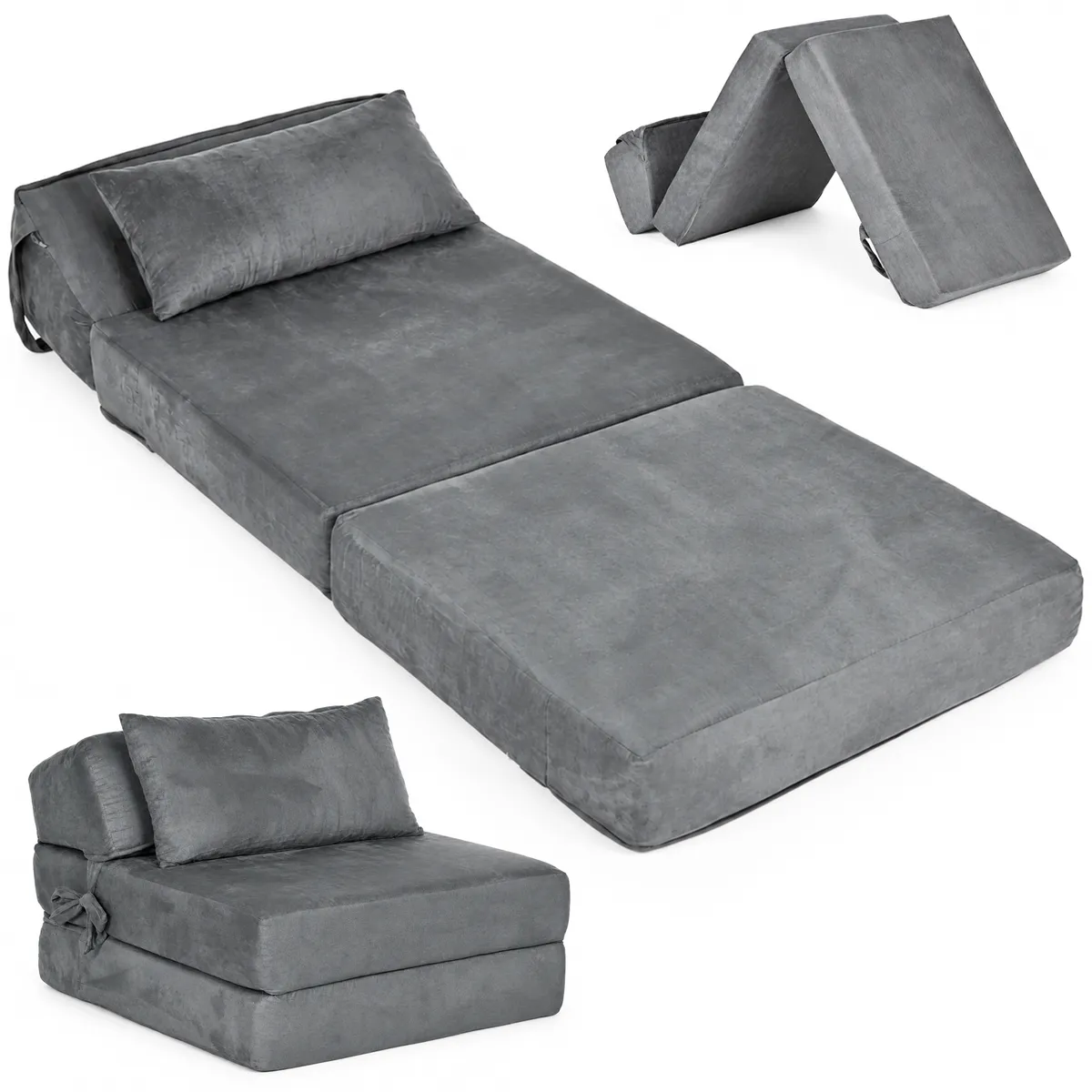 Kihúzható fotelágy, ModernHome DA001-4, 70 x 190 cm – 1. kép