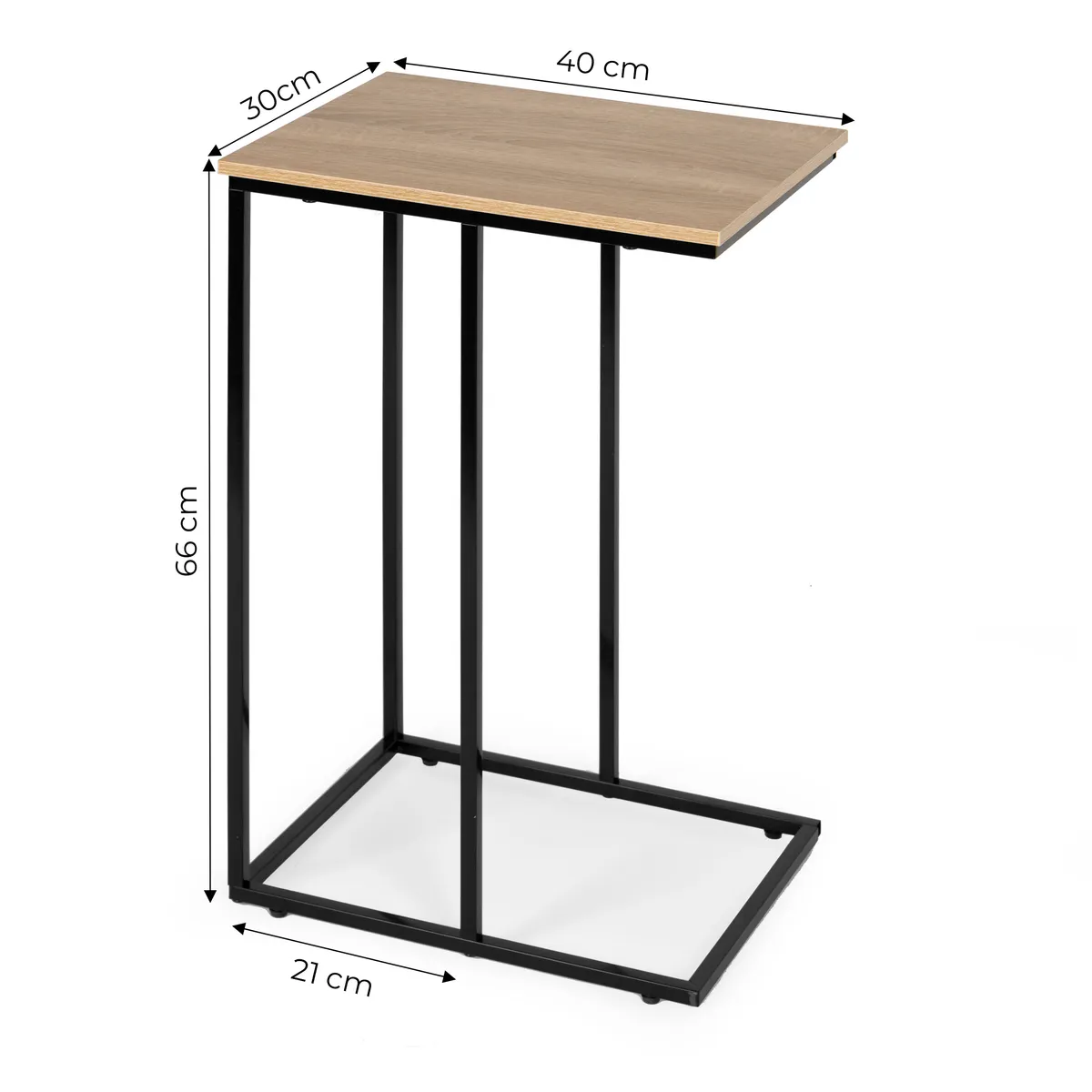 Dohányzóasztal, ModernHome BJ403066BT, 40 x 30 cm – 4. kép