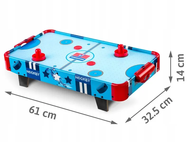 Léghoki asztal, Neo-Sport NS-422 Air Hockey, világoskék – 6. kép