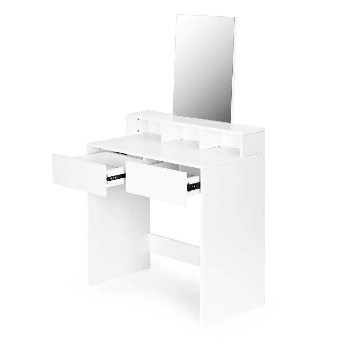 Sminkasztal, ModernHome PWJJDT0070, fehér – 3. kép