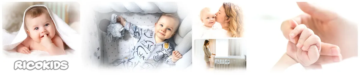 Rácsvédő kiságyba, Ricokids, szürke – 1. kép