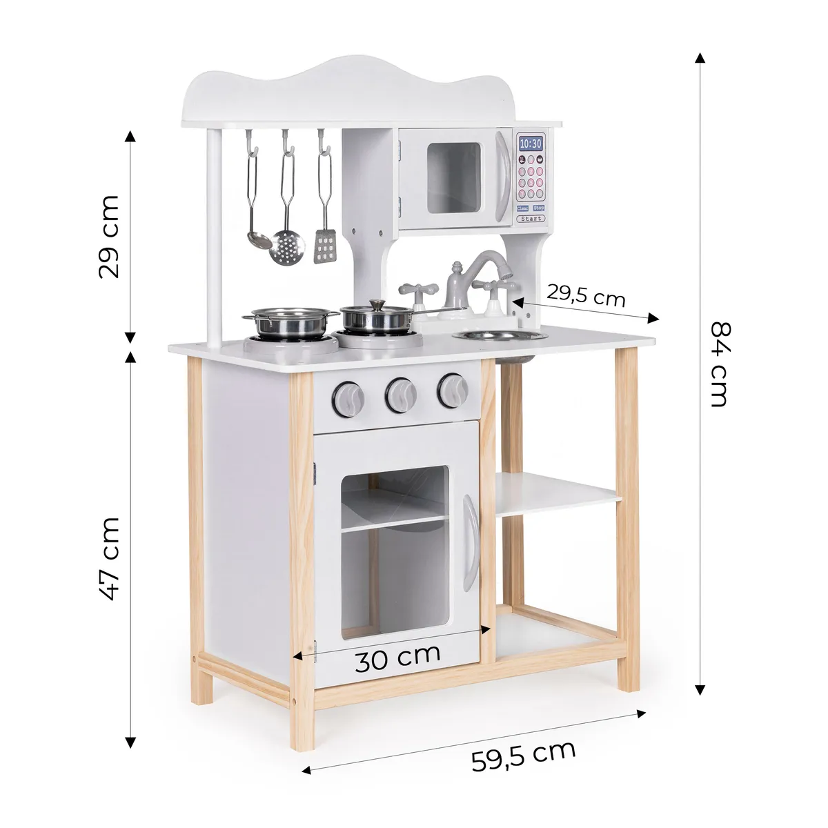 Játékkonyha, ECOTOYS, fa – 5. kép Játékkonyha, ECOTOYS, fa – 5. kép