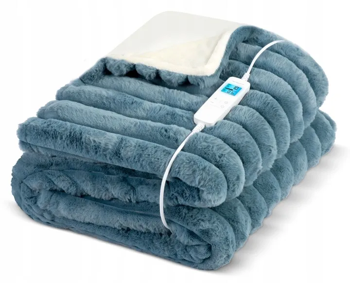 Elektromos melegítő takaró, Berdsen BD-963, kék – 7. kép