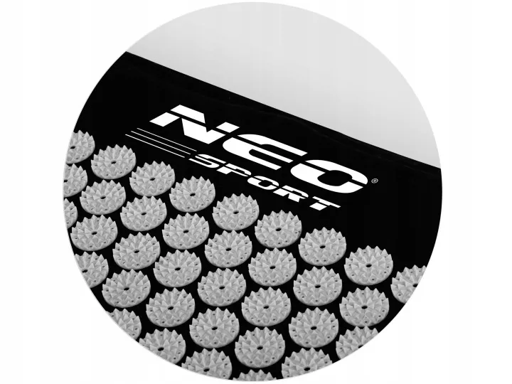 Akupresszúrás szőnyeg, Neo-Sport NS-901, fekete/szürke – 11. kép