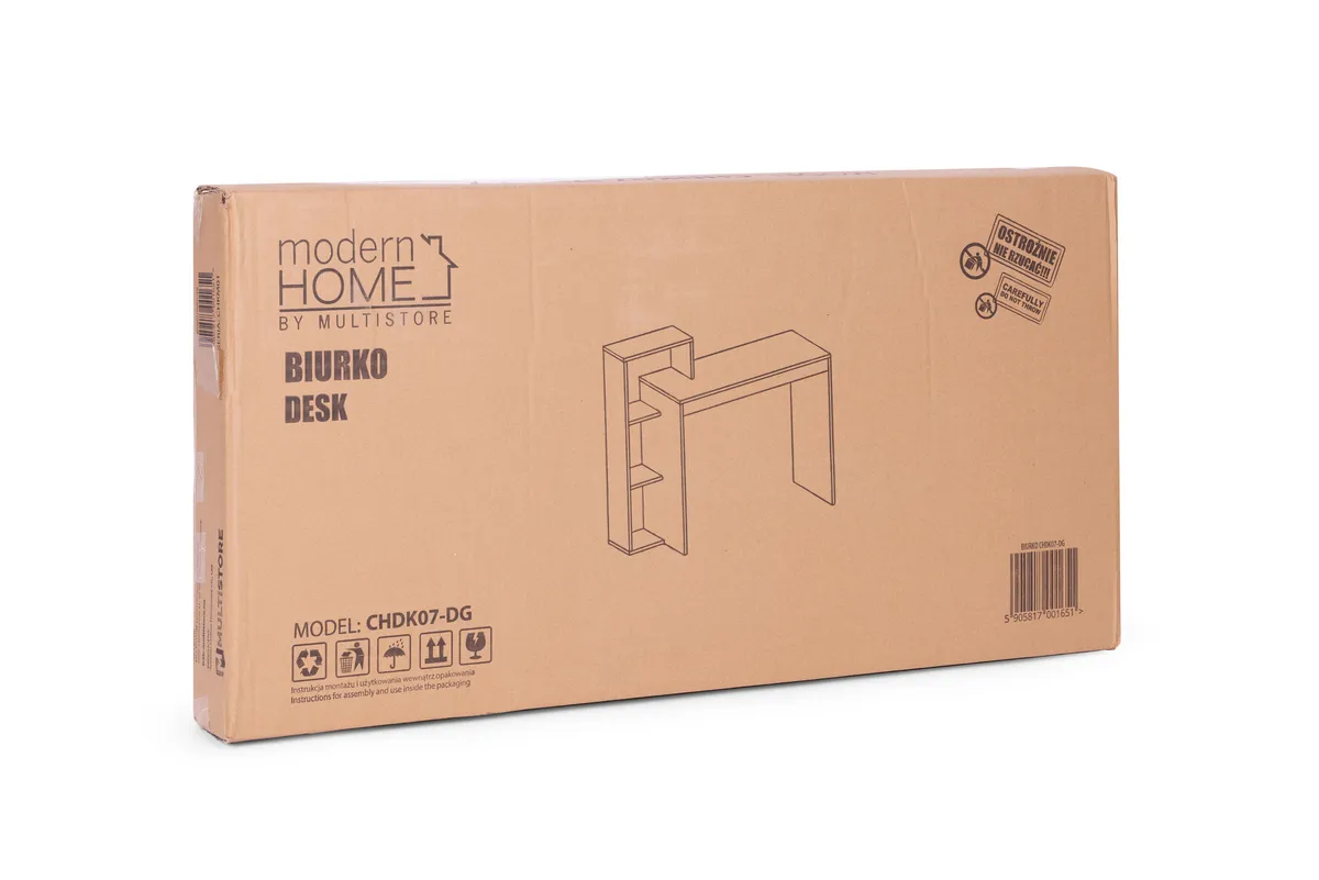 Íróasztal, ModernHome CHDK07-DG, 110 x 40 x 92 cm – 4. kép Íróasztal, ModernHome CHDK07-DG, 110 x 40 x 92 cm – 4. kép