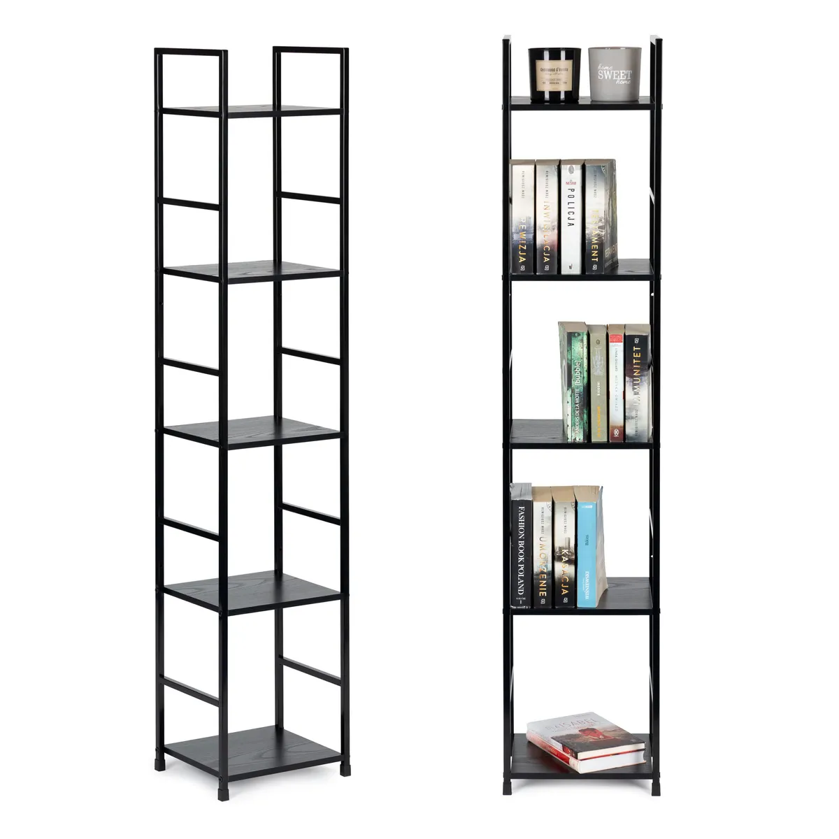 Könyvespolc, ModernHome CWJ3024144L, 144,5 x 29 x 23,5 cm – 1. kép